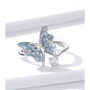 Stříbrný prsten Motýl SRUNI24