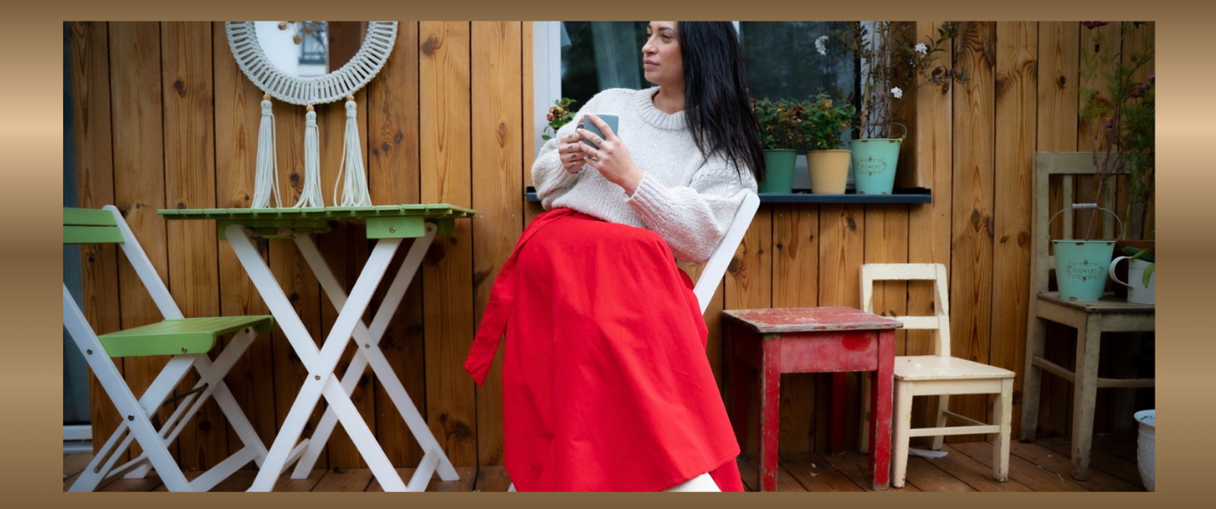 červená půlkolová