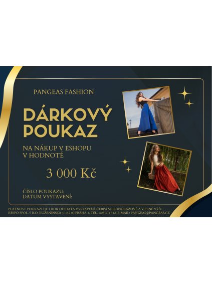 poukaz 3000