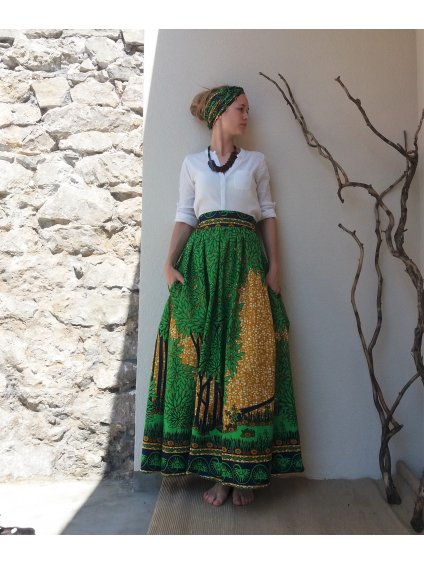 Dámská sukně - Afrika  Zelený les