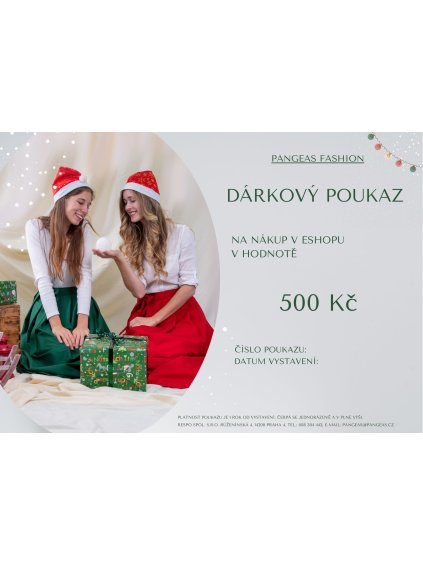 DÁRKOVÝ POUKAZ 500