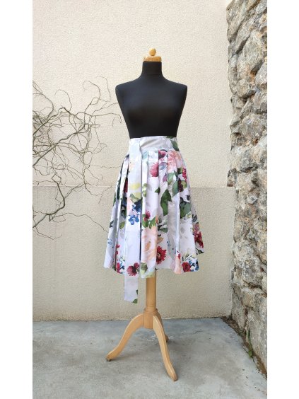 Zavinovací sukně - Akvarel   L - XL