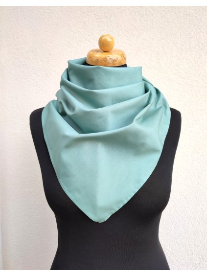 Bavlněný šátek - mentol