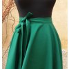 Kolová sukně smaragdová