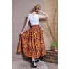 Afriká sukně oranžová - set
