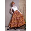 Afriká sukně oranžová - set
