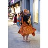 Afriká sukně oranžová - set