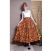 Afriká sukně oranžová - set