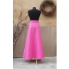 Dlouhá půlkolová sukně - magenta