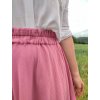Starorůžová sukně - mušelín