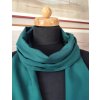 Viskózový šál - smaragd