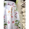 Dlouhá kolová sukně  - letní květy