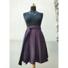Krátká sukně - fialová - viskóza