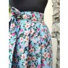 Dlouhá zavinovací sukně -  květovaná