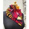 Africký šátek - ohnivý