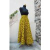 Africká sukně  - žlutá krouceninky