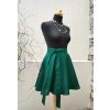 Kolová  sukně krátká - smaragdová