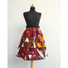 Africká krátká sukně  - ohnivá