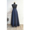 Elegantní dlouhá sukně - navy