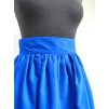 Krátká manšestrová sukně - královská modř