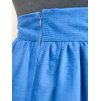 Krátká manšestrová sukně - královská modř