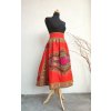 Africká sukně - červená makenzi
