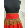 Africká sukně - červená makenzi
