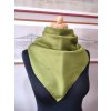 Saténový šátek - zelený