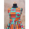 Šaty zelené kente