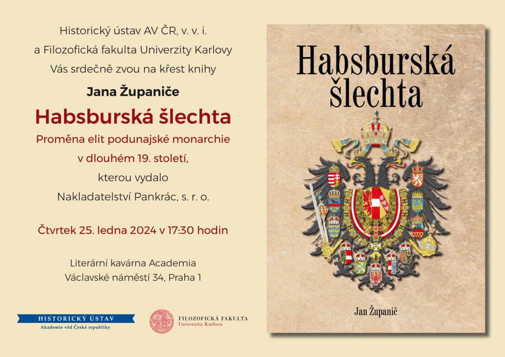 Křest knihy Habsburská šlechta