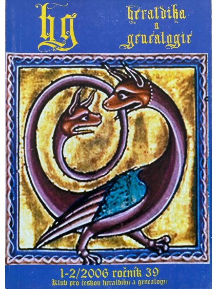 Heraldika a genealogie, časopis Klubu pro českou heraldiku a genealogii 1-2/2006 ročník 39