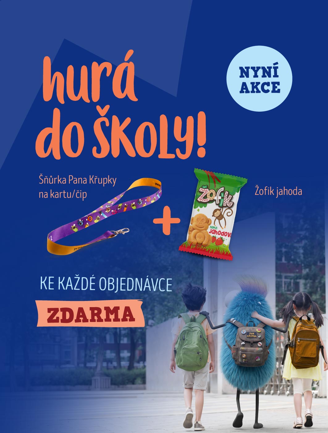 Banner AKCE - hurá do školy