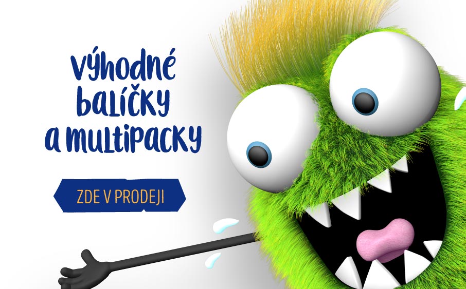 banner - proužek s 3D pane křupkou a ikonou košíku