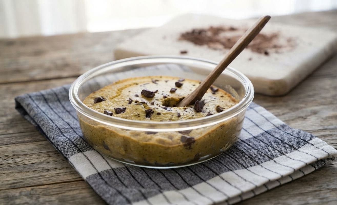 Ovsené cookie cesto na raňajky