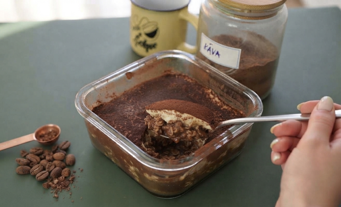 Tiramisu overnight oats