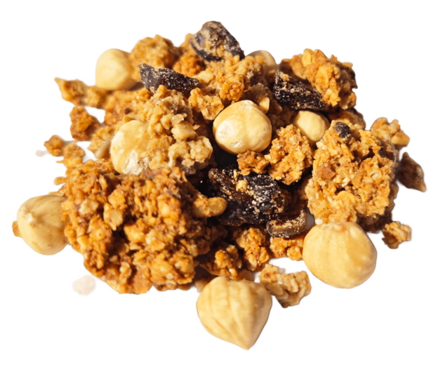 Granola lieskovcová vysypaná
