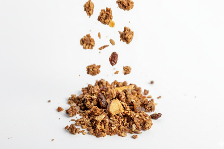 bezlepková granola jablko a škorica Pán Kukučka v miske