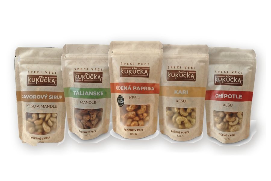 Orechové snacky Pán Kukučka 100 g
