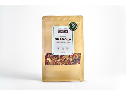 granola lesne ovocie a orechy 450g