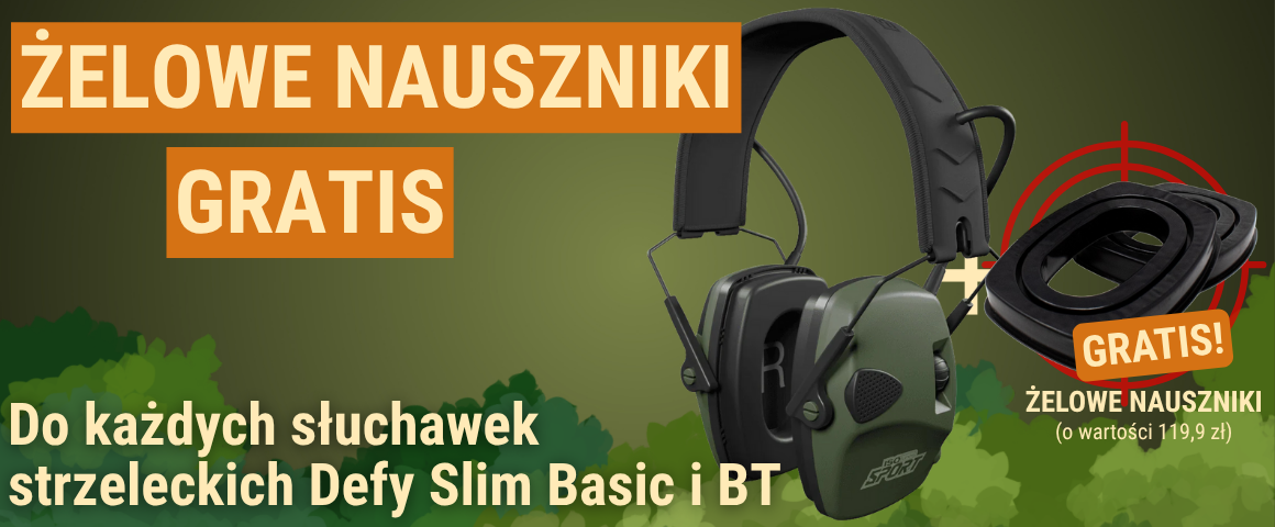 ISOtunes Defy Slim BT + żelowe nauszniki