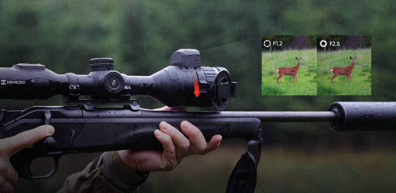 Hikmicro Alpex 4K zmienna przysłona