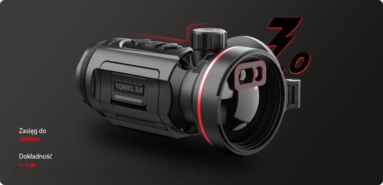 Hikmicro Thunder TQ50CL 3.0, dalmierz laserowy