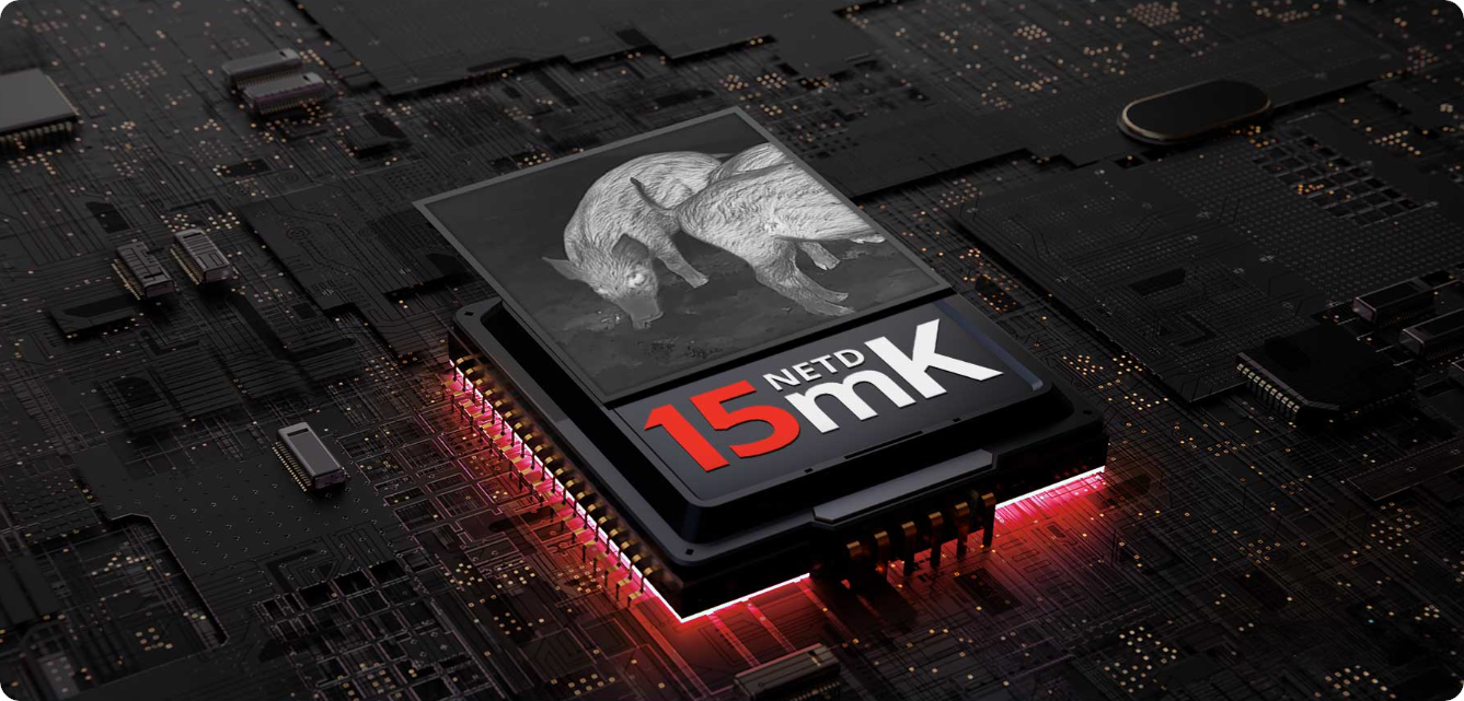 Hikmicro Thunder 3.0, czułość termiczna