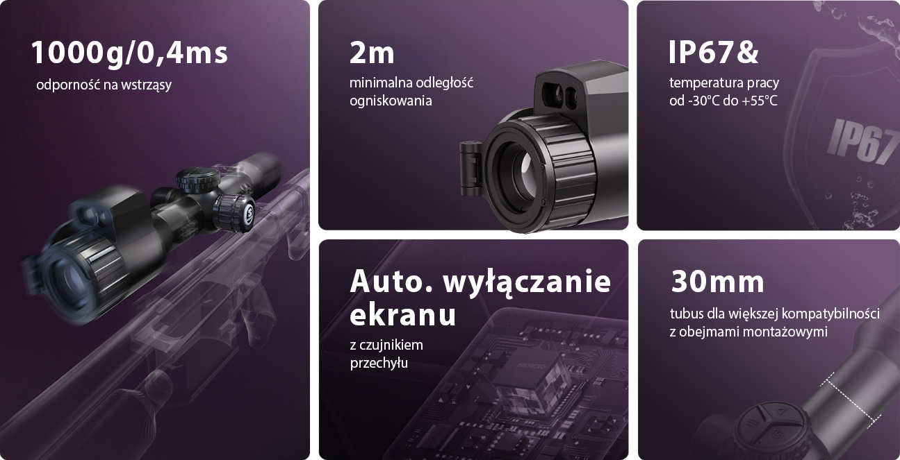 Hikmicro Alpex 4K Lite kluczowe cechy