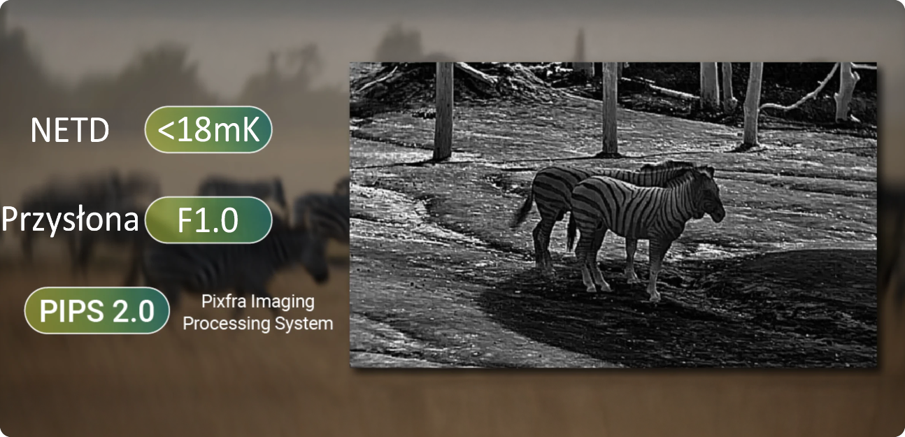 Pixfra, Pegasus PRO, czujnik termowizyjny