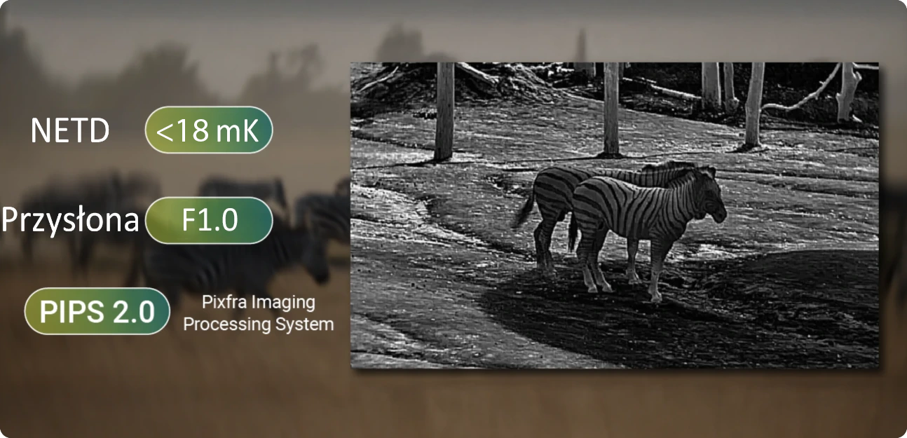 Pixfra, Sirius HD, sensor termowizyjny