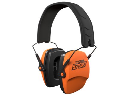 ISOtunes Sport Defy Slim Passive - Pasywne słuchawki strzeleckie, pomarańczowe