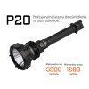 AceBeam P20, 5500 lm, black - Taktyczna latarka LED, czarna