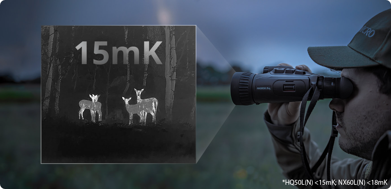 Hikmicro, Habrok PRO, <15/18 NETD