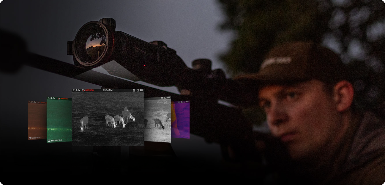 Hikmicro, Thunder 3.0, barevné palety